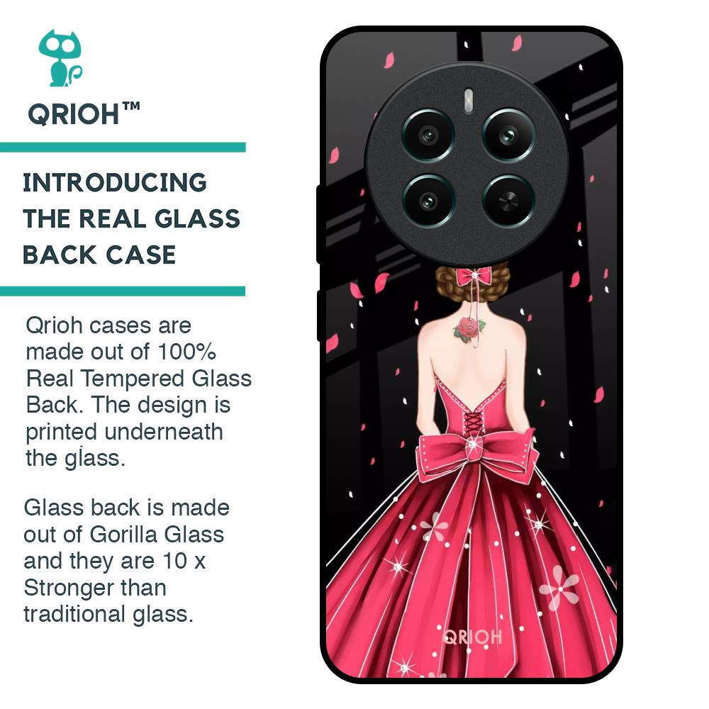 Fashion Princess Glass Case for Realme 12 Plus 5G