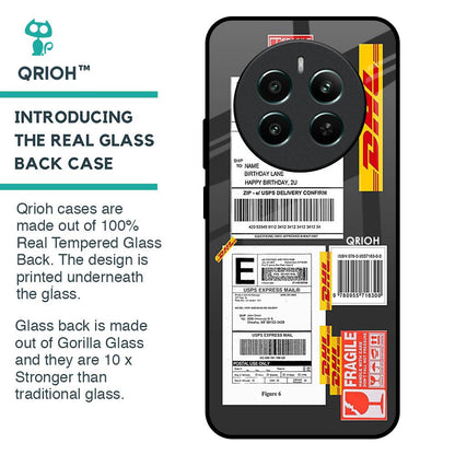 Cool Barcode Label Glass Case For Realme 12 Plus 5G