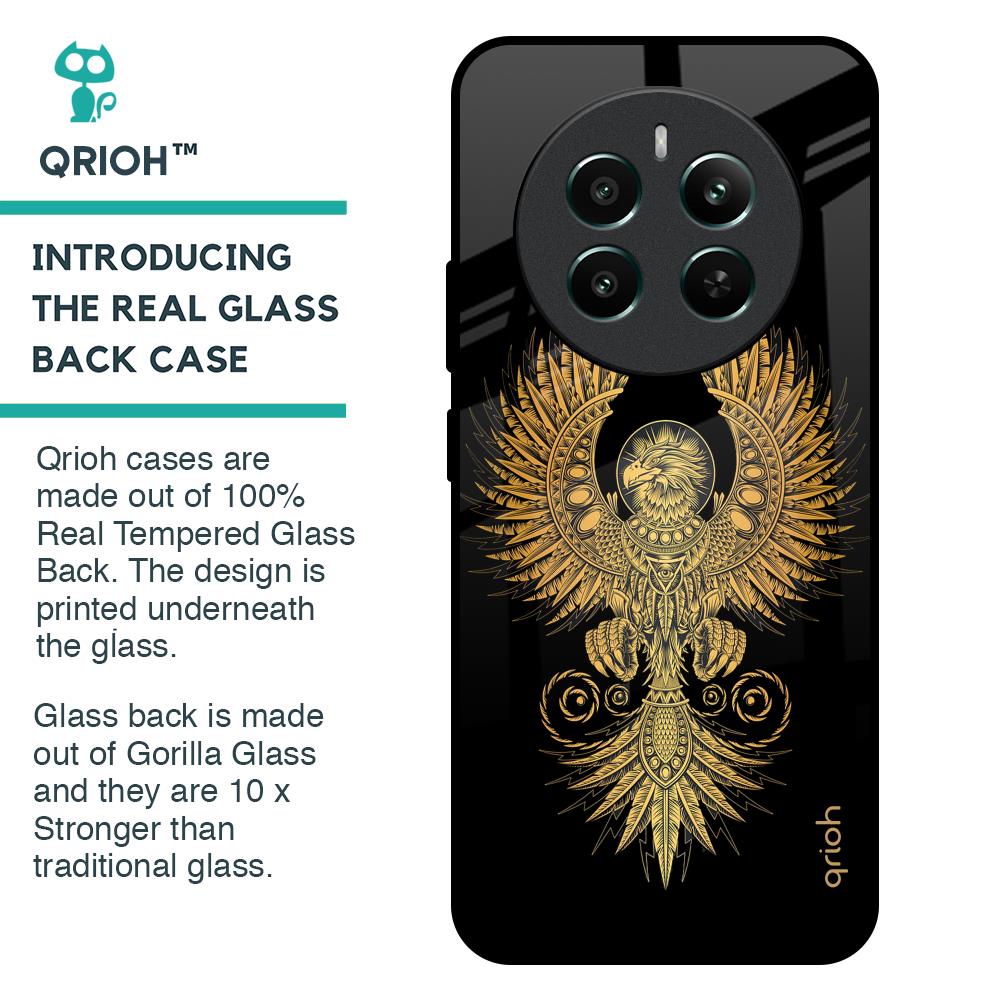 Mythical Phoenix Art Glass Case for Realme 12 Plus 5G