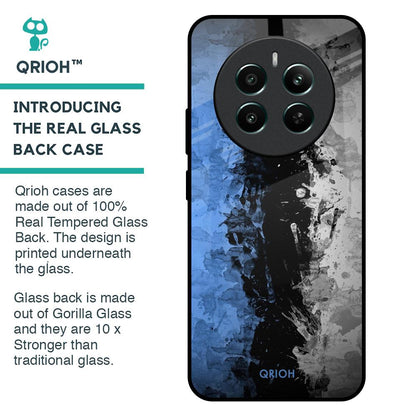 Dark Grunge Glass Case for Realme 12 Plus 5G
