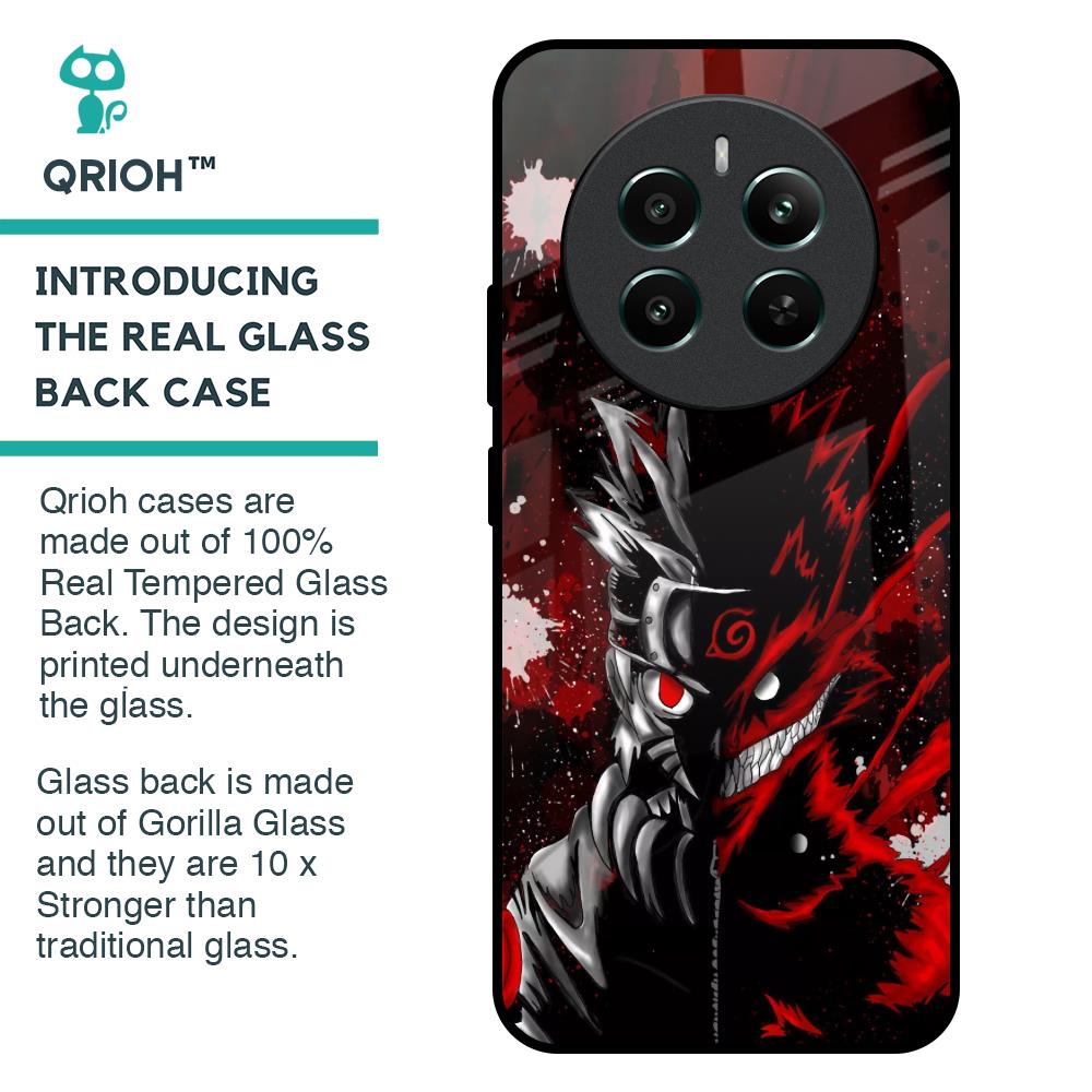 Dark Character Glass Case for Realme 12 Plus 5G