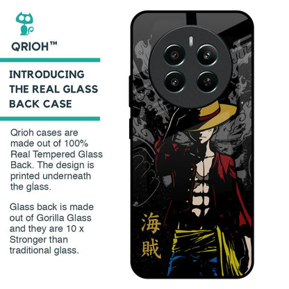 Dark Luffy Glass Case for Realme 12 Plus 5G