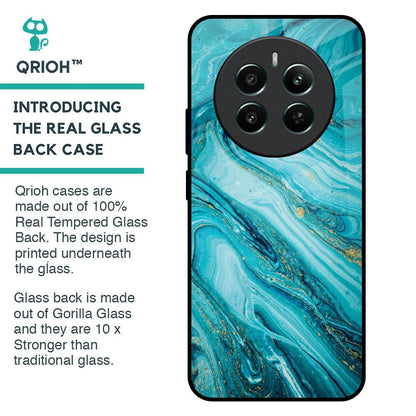 Ocean Marble Glass Case for Realme 12 Plus 5G