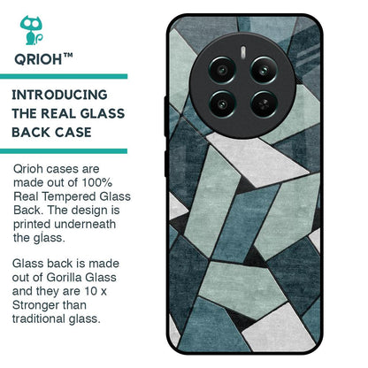 Abstact Tiles Glass Case for Realme 12 Plus 5G