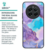 Alcohol ink Marble Glass Case for Realme 12 Plus 5G