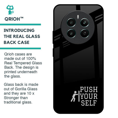 Push Your Self Glass Case for Realme 12 Plus 5G