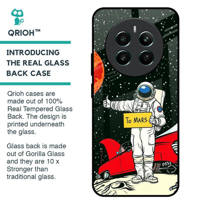 Astronaut on Mars Glass Case for Realme 12 Plus 5G