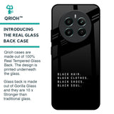 Black Soul Glass Case for Realme 12 Plus 5G