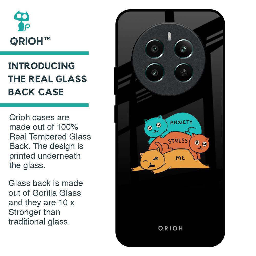 Anxiety Stress Glass Case for Realme 12 Plus 5G