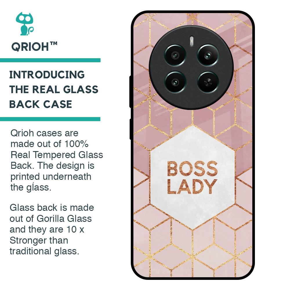 Boss Lady Glass Case for Realme 12 Plus 5G