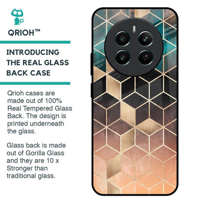 Bronze Texture Glass Case for Realme 12 Plus 5G