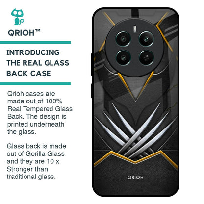Black Warrior Glass Case for Realme 12 Plus 5G