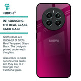 Pink Burst Glass Case for Realme 12 Plus 5G