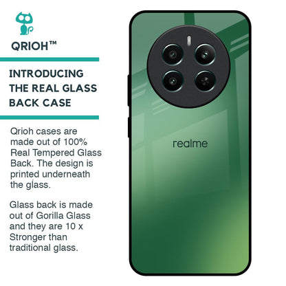 Green Grunge Texture Glass Case for Realme 12 Plus 5G