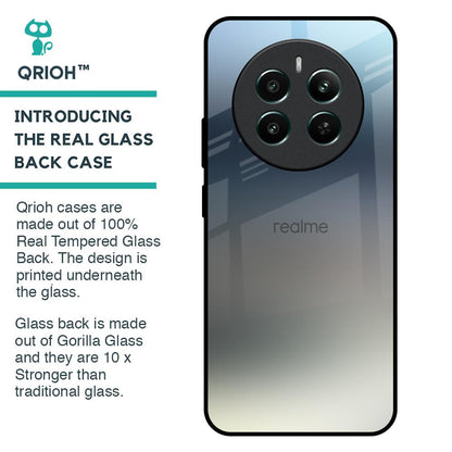 Tricolor Ombre Glass Case for Realme 12 Plus 5G
