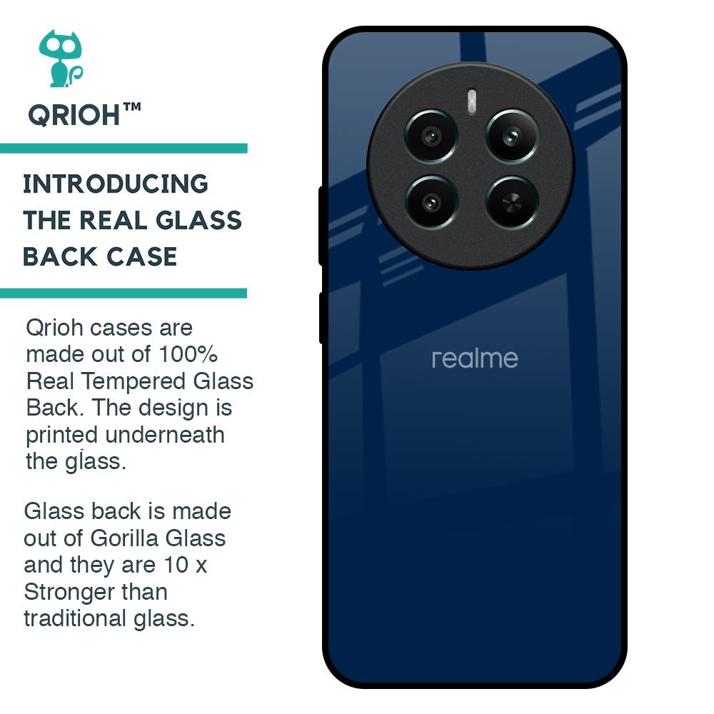 Royal Navy Glass Case for Realme 12 Plus 5G