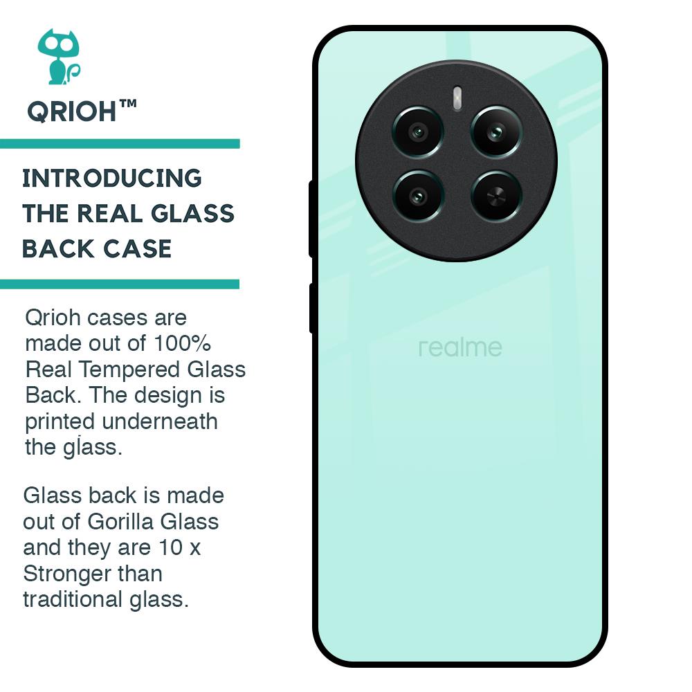 Teal Glass Case for Realme 12 Plus 5G