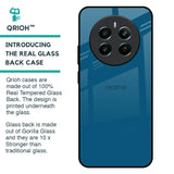 Cobalt Blue Glass Case for Realme 12 Plus 5G