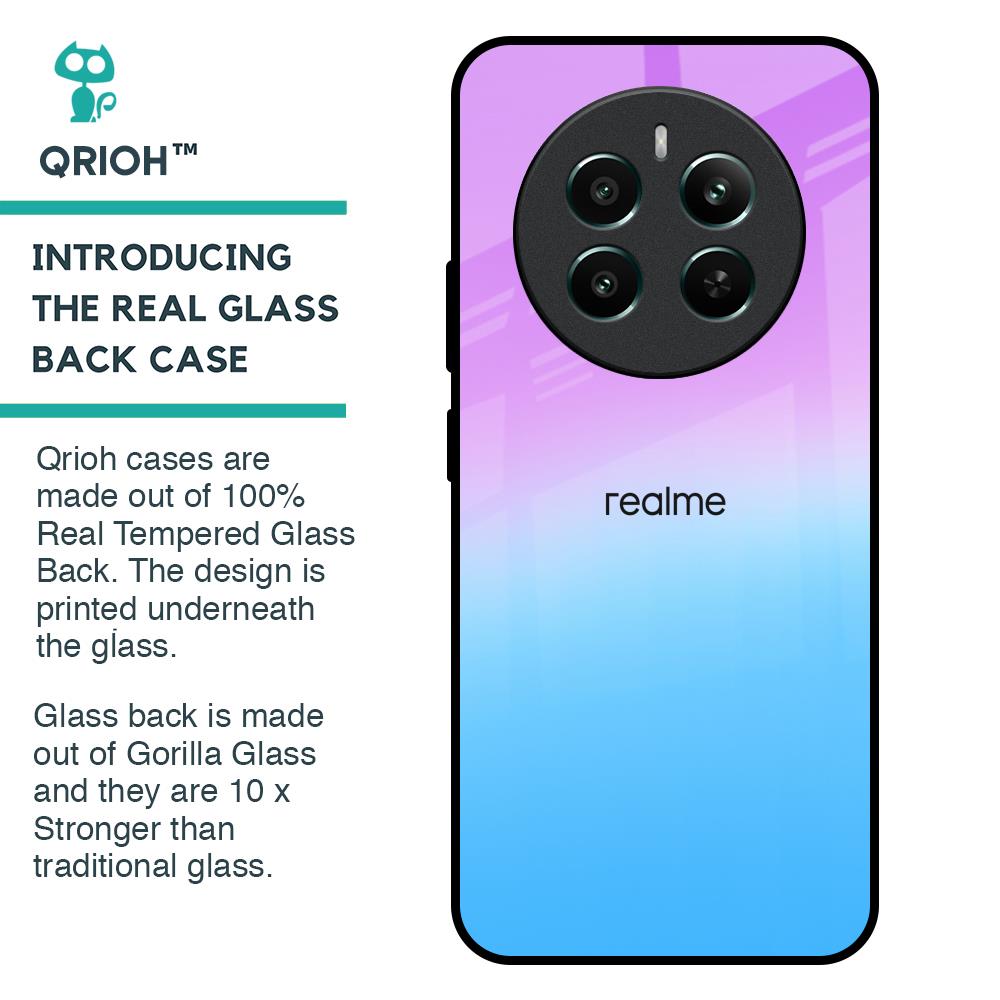 Unicorn Pattern Glass Case for Realme 12 Plus 5G