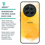 Rustic Orange Glass Case for Realme 12 Plus 5G