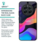 Colorful Fluid Glass Case for Realme 12 Plus 5G