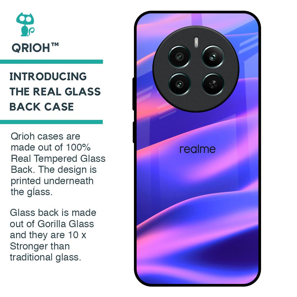 Colorful Dunes Glass Case for Realme 12 Plus 5G