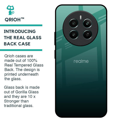 Palm Green Glass Case For Realme 12 Plus 5G