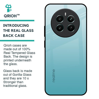 Arctic Blue Glass Case For Realme 12 Plus 5G