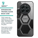 Hexagon Style Glass Case For Realme 12 Plus 5G