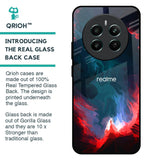 Brush Art Glass Case For Realme 12 Plus 5G