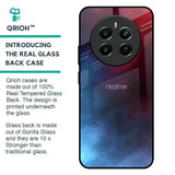 Smokey Watercolor Glass Case for Realme 12 Plus 5G