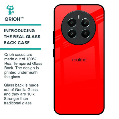 Blood Red Glass Case for Realme 12 Plus 5G