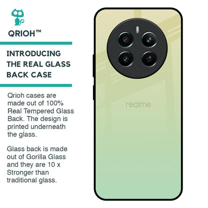 Mint Green Gradient Glass Case for Realme 12 Plus 5G