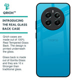 Blue Aqua Glass Case for Realme 12 Plus 5G
