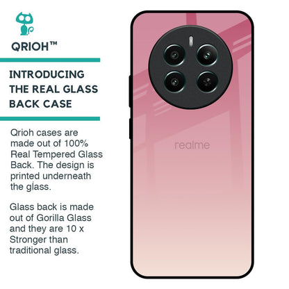 Blooming Pink Glass Case for Realme 12 Plus 5G