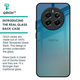 Sea Theme Gradient Glass Case for Realme 12 Plus 5G