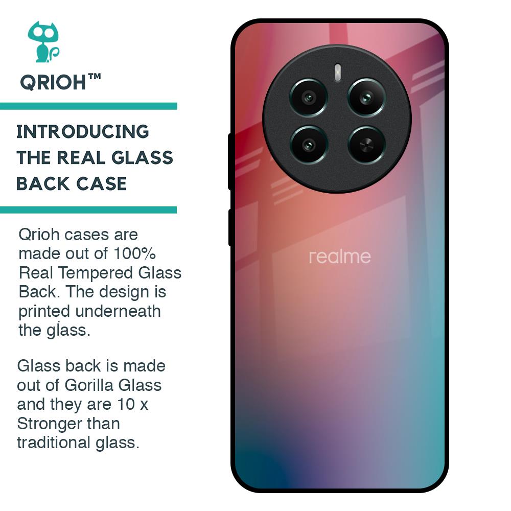 Dusty Multi Gradient Glass Case for Realme 12 Plus 5G