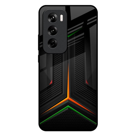 Modern Ultra Chevron Oppo Reno 12 5G Glass Back Cover Online