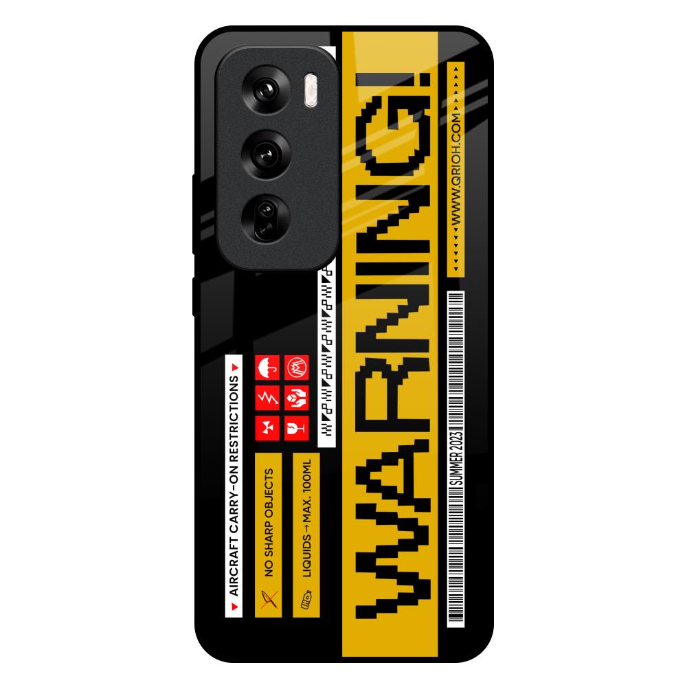 Aircraft Warning Oppo Reno 12 5G Glass Back Cover Online