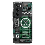 Green Camo Circuit Oppo Reno 12 5G Glass Back Cover Online