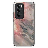 Pink And Grey Marble Oppo Reno 12 5G Glass Back Cover Online