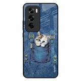 Kitty In Pocket Oppo Reno 12 5G Glass Back Cover Online