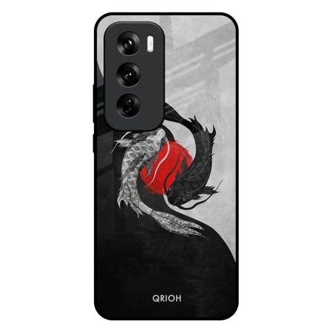 Japanese Art Oppo Reno 12 5G Glass Back Cover Online