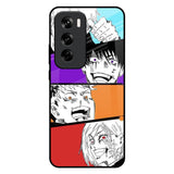 Anime Sketch Oppo Reno 12 5G Glass Back Cover Online