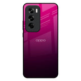 Purple Ombre Pattern Oppo Reno 12 5G Glass Back Cover Online
