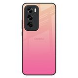 Pastel Pink Gradient Oppo Reno 12 5G Glass Back Cover Online