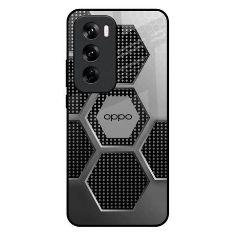 Hexagon Style Oppo Reno 12 5G Glass Back Cover Online