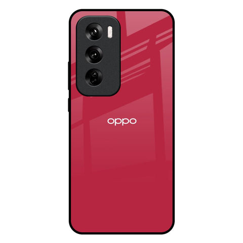 Solo Maroon Oppo Reno 12 5G Glass Back Cover Online