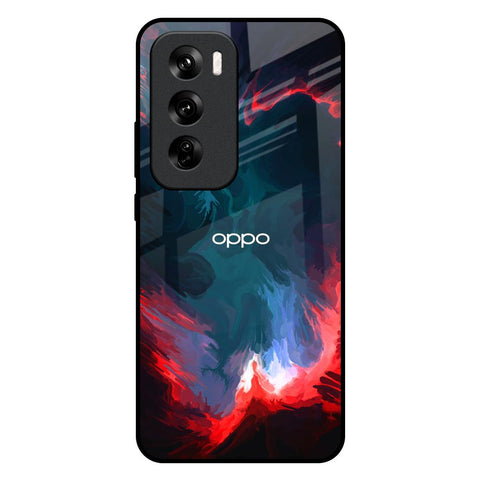 Brush Art Oppo Reno 12 5G Glass Back Cover Online
