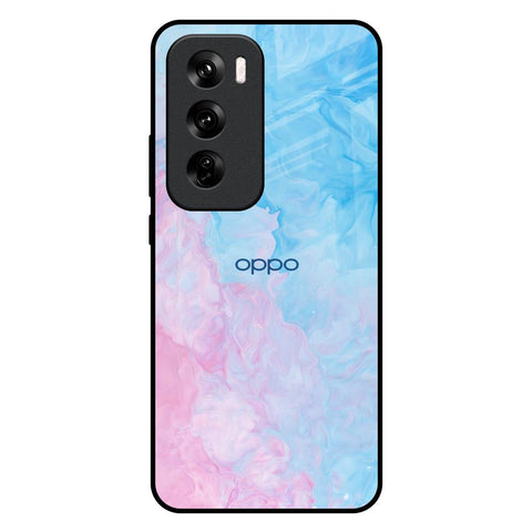 Mixed Watercolor Oppo Reno 12 5G Glass Back Cover Online